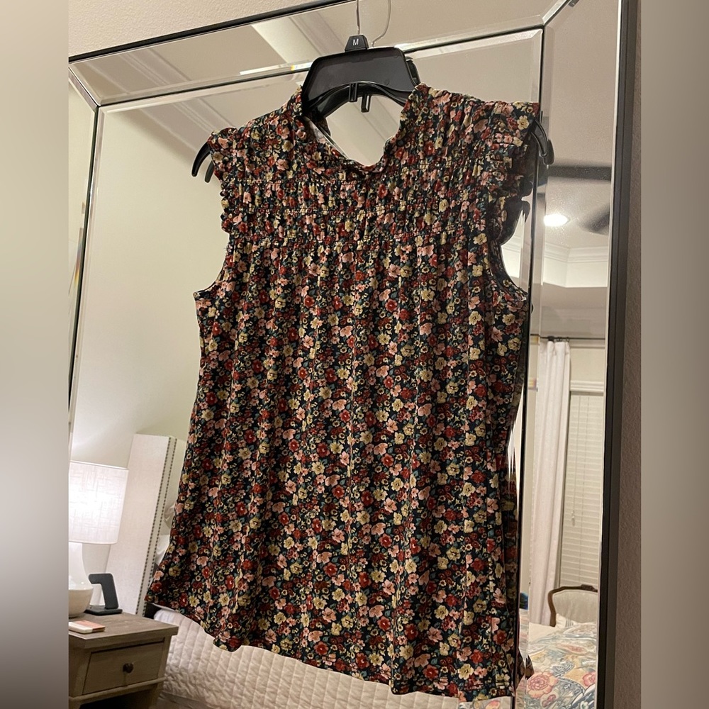 Adrianna Papell Floral Blouse
